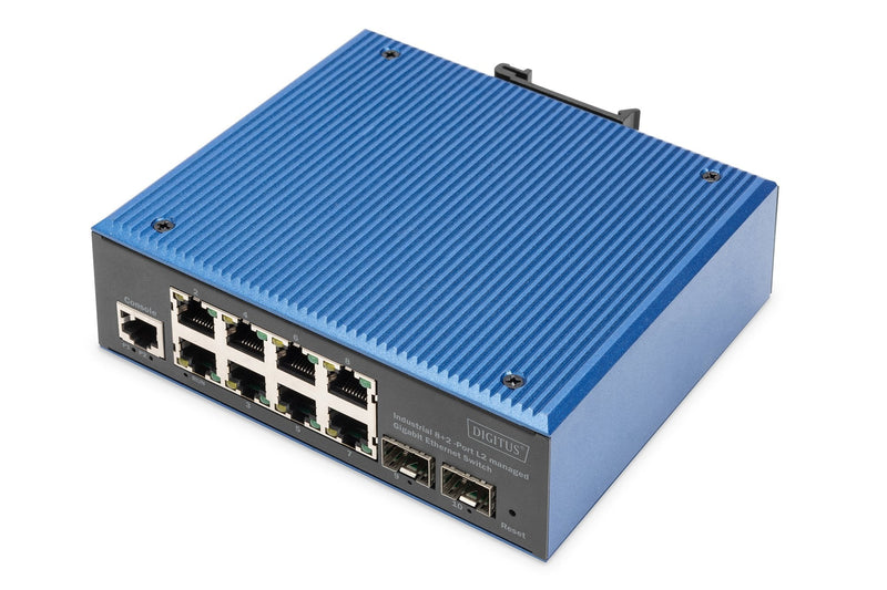 Digitus Switch Gigabit Ethernet Industrial L2 8 + 2 Ports Managed
