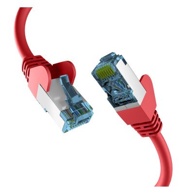Efb RJ45 Network Cable With CAT.7 Rohcable Red 10M — image 1