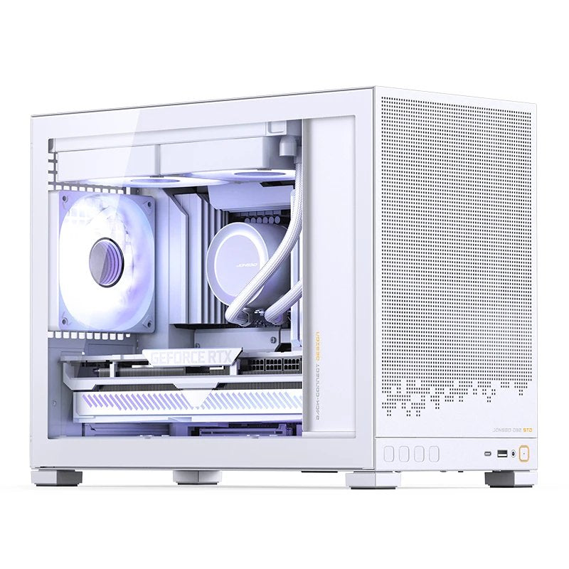 Jonsbo Box Micro-atx D32 Std Glass Tempered White