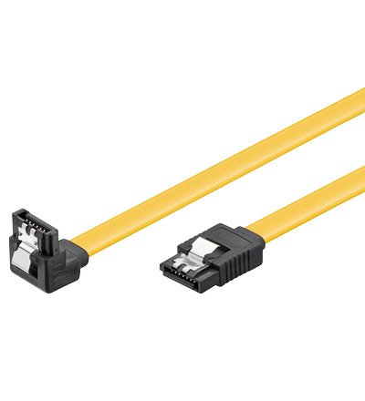 Goobay Cable Datos SATA-3 Acodado 20CM Yellow