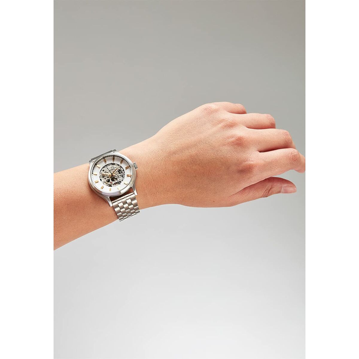 Nixon Men's Watch Nixon A1323-179 Silver (Ø 40 Mm)