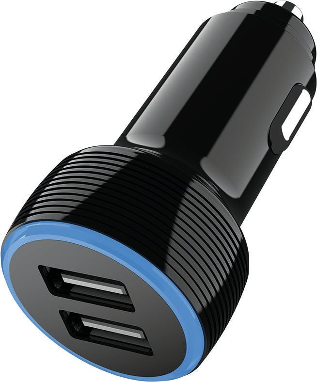 2GO Car Charger 12V/24V - Black