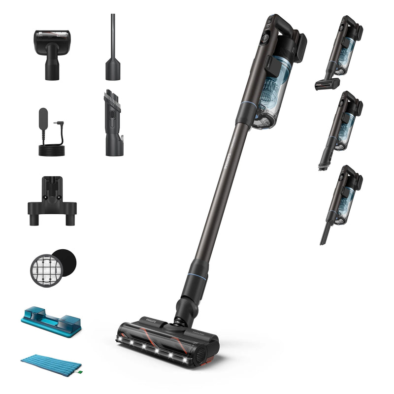 Philips Aspiradora XC7163/01 Pie And Broom Eléctrica Aspiradora Broom 2 1 Battery Seca And Húmeda Without Bag