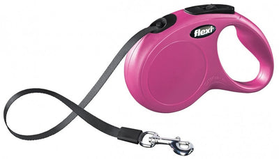 Flexi New Classic 5M Pink Perro Strap Retractable — image 1