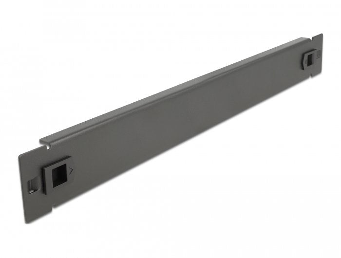 Delock 19 Cover Ciega Gabinete Network Without Tools 1U Black