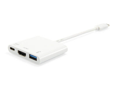 Equip Adapter 3EN1 USB-C a HDMI / USB 3.0 / USB-C M/H White 133461 — image 1