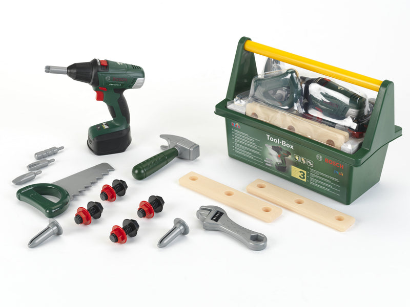 Theo Klein Box Of Tools Bosch With Screwdriver Wireless