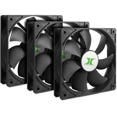 Inter-tech 88887289 Fan PC Housing Computer 12CM 3 Pieces Black — image 1