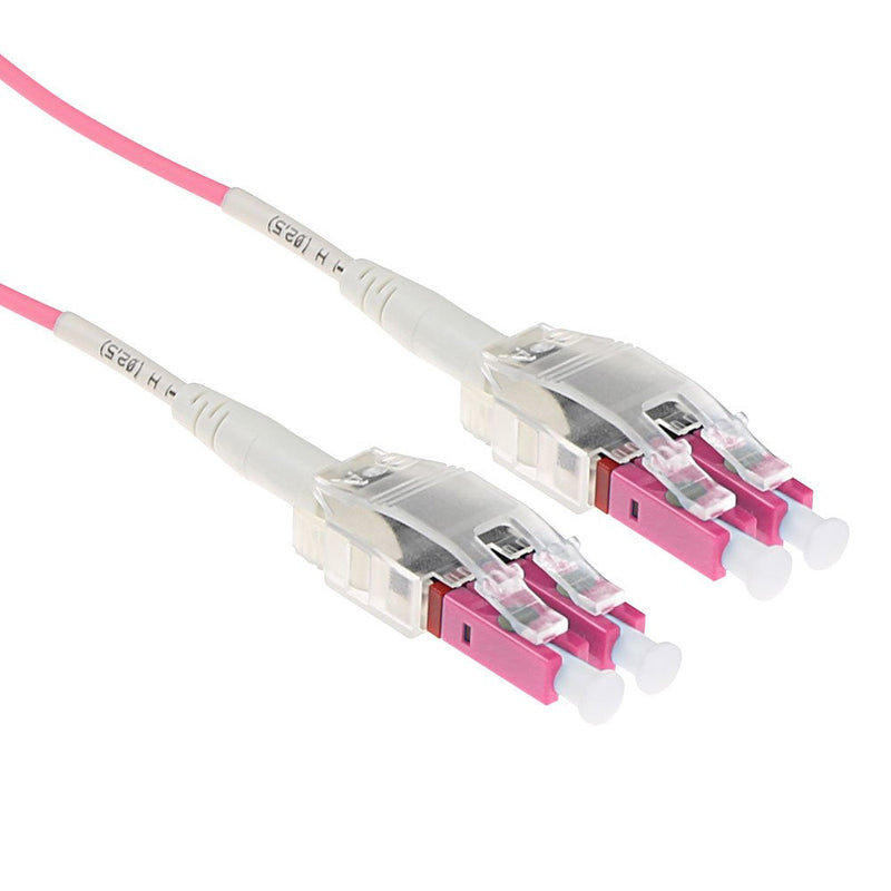 1.5 Meter Multimode 50 125 OM4 Polarity Twist Fiber Cable With Lc Connectors