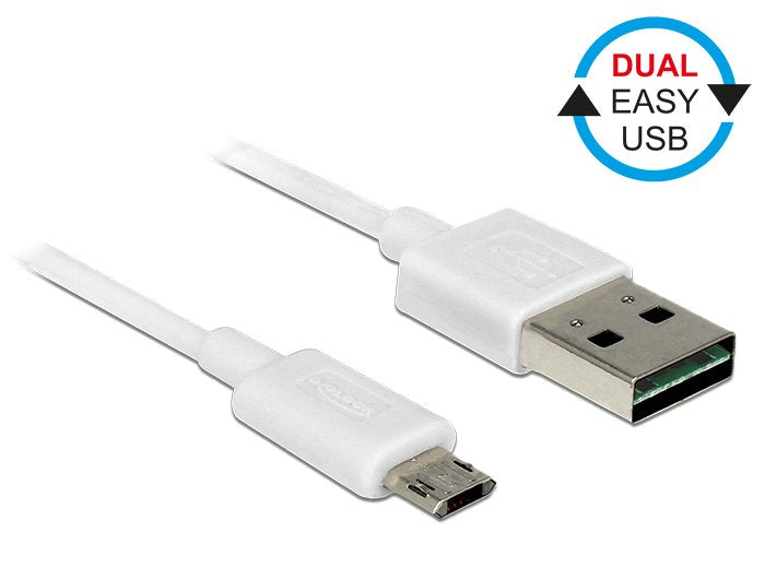 Delock Cable Easy-USB 2.0 Typ-a Male Easy-USB 2.0 Typ Micro-b Male 0,2M