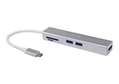 Equip Adapter USB-C 5EN1 HDMI 3 Ports USB 3.0 Card Reader — image 1