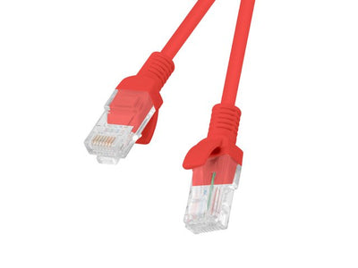 Lanberg Network Cable PCU6-10CC-1000-R, RJ45,UTP, CAT.6,10M, Red — image 1