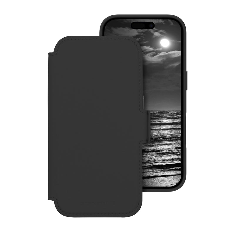 DBRAMANTE1928 Lynge Case With Cover Phone Mobile Phone Compatibilidad With Magsafe Medianoche Apple Iphone 17