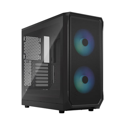 Fractal Design PC Case Focus 2 RGB Black Tg Clear Tint, FD-C-FOC2A-03 — image 1