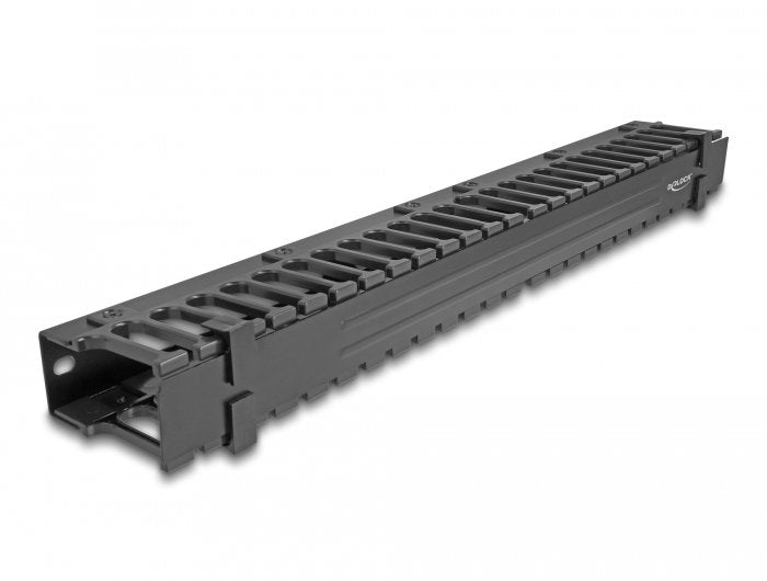 Delock 19 Panel Mantenimiento Cable With 3 Aperturas 1 He Black