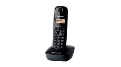 Panasonic KX-TG1611 Phone Dect Black Identificador Llamadas — image 1