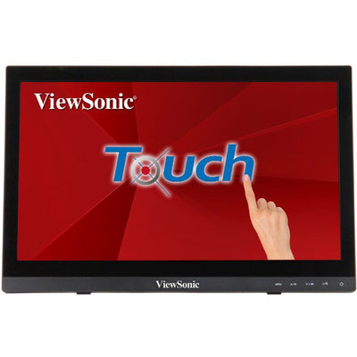 Viewsonic Monitor 15.6 TD1630-3 Touchscreen Black 1x HDMI/1x VGA/1x USB/1366X768/12MS/VESA 75X75/Mmedia TD1630 — image 1