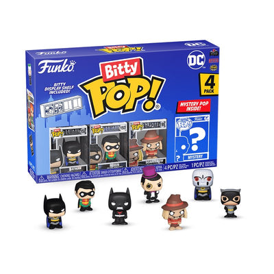 Blister 4 Figuras Bitty Pop DC Comics Batman — image 1