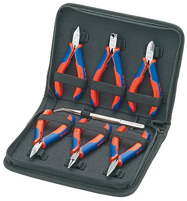 Knipex Set Of Tools Elektronikzangen-set 002016, 7-PIEZAS 00 20 16