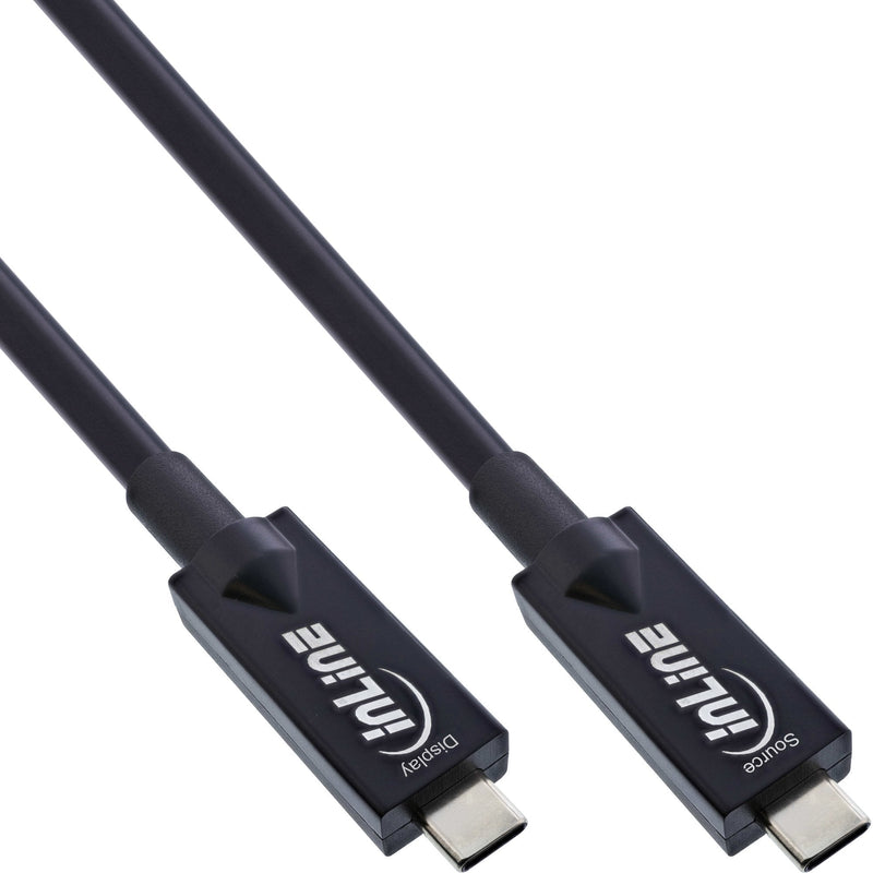 Inline® USB 3.2 GEN.2 Aoc Cable USB Type-c Male/Male Black 3M