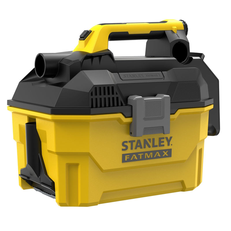 Stanley Aspiradora Fatmax V20, Seco Y Húmedo Amarillo Sin Batería Ni Cargador SFMCV002B-XJ