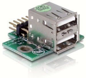 Delock USB Pinheader Male 2x USB 2.0 Female — image 1