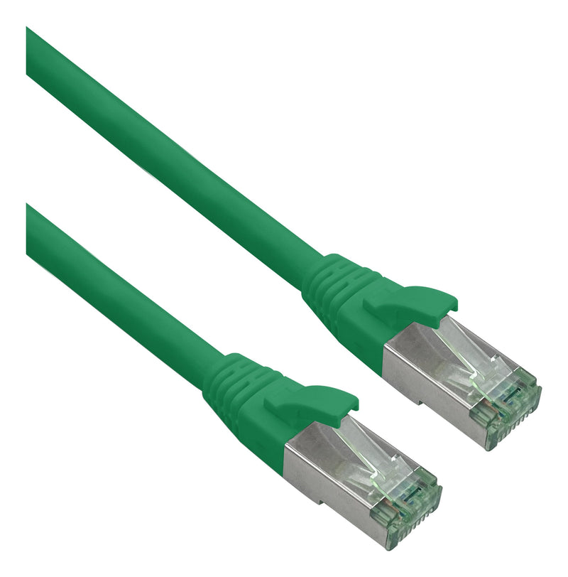 Helos Grs Certificado CAT.6A Network Cable With CAT.7 Rohkabel Tpe Green 30,0M