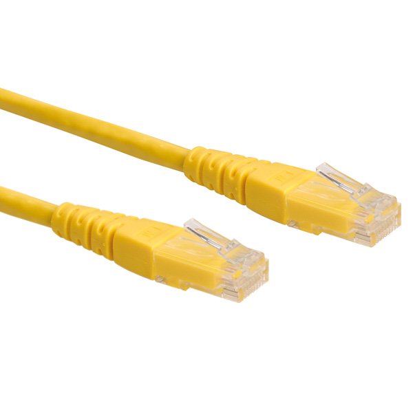 Roline Network Cable KAT.6 Class And UTP Yellow 5M