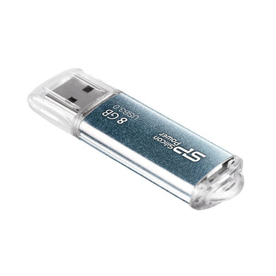 USB Flash Drive Silicone Power 8GB USB 3.0 M01 Blue — image 1
