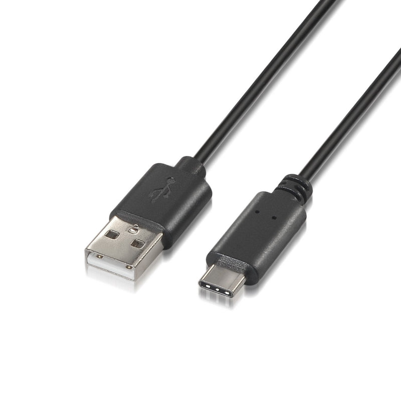 Aisens USB Cable Type-c a USB a 2.0 - Charging Fast - 1M - Black