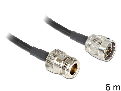 Delock Hf Cable Hf N Connector Male N Connector Female LMR195 Low Loss 6 — image 1