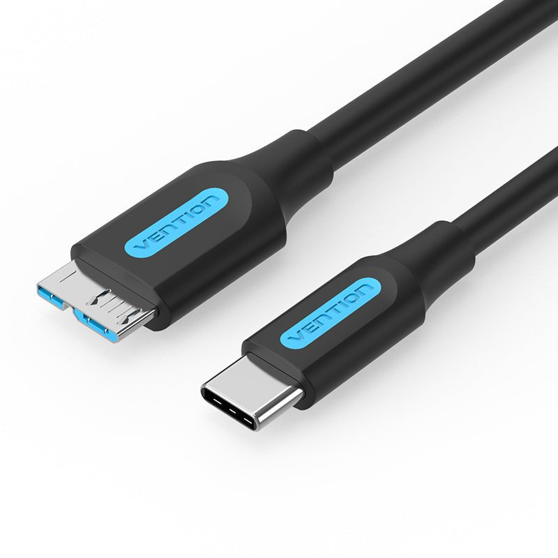 Vention USB Cable 3.0 Cqabf Microusb Male USB Type-c Male 5Gbps 1M Black