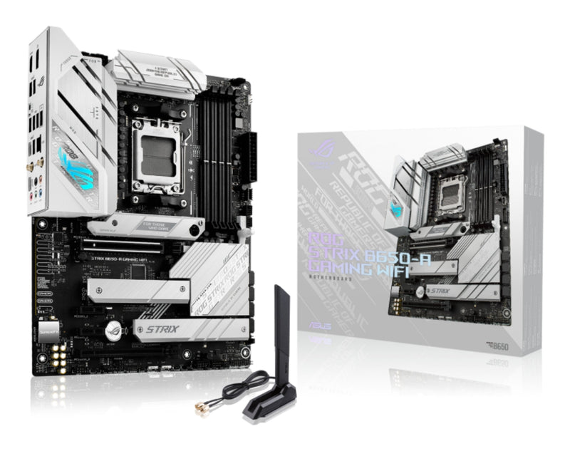 ASUS Motherboard AM5 B650 Rog Strix B650-A Gaming Wi-Fi ATX B650 USB 3.2 Gen 2 Wi-Fi