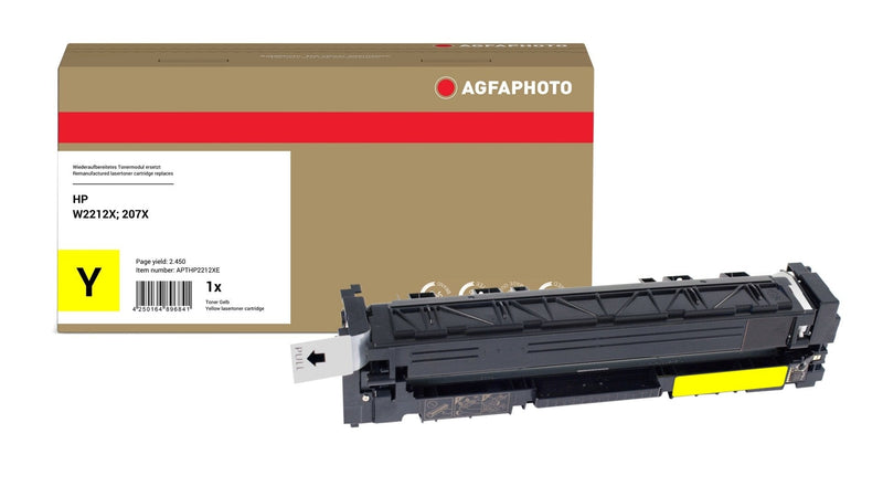 Agfaphoto Toner APTHP2212XE HP W2212X 207X Yellow