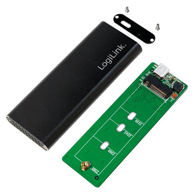 Logilink UA0314 Box External Hard Drive M.2 External Enclosure Unit Estado Sólido (SSD) Black — image 1