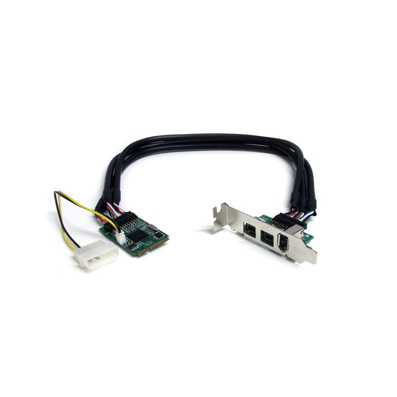 StarTech Card Mini Pci Express Firewire 2 Ports 1394B FW800 1 Port 1394A FW400 MPEX1394B3