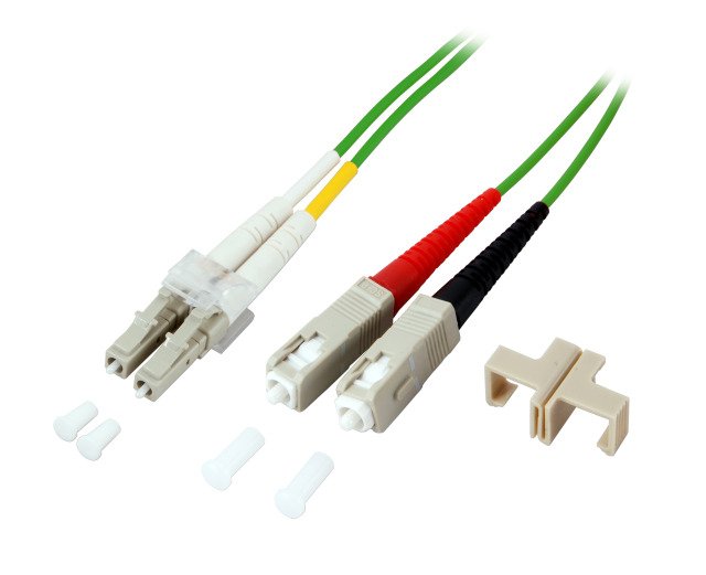 Efb Duplex Network Cable Lc-sc OM5 1M Lszh 2MM Limettengrn