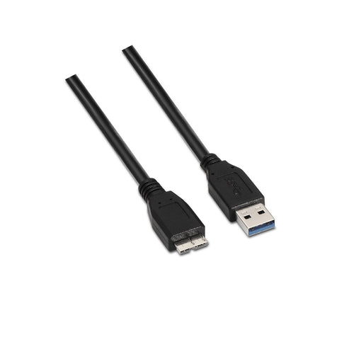 Aisens USB Cable 3.0 - Type a Male a Micro B Male - 2M - Black — image 1