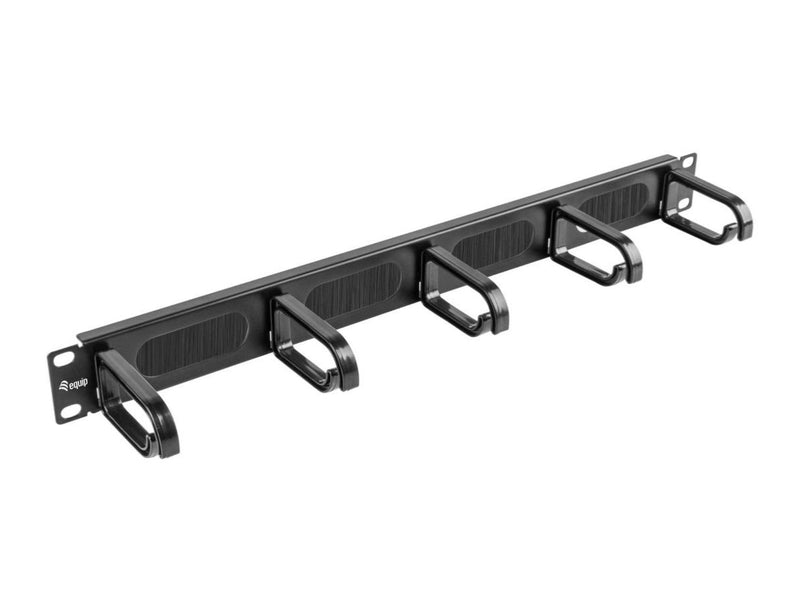 Equip 19 Organiser Cables 5XPLASTIKRINGE Steel 1U RAL9005