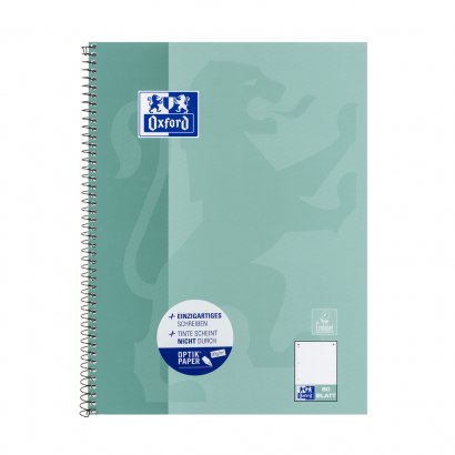 Oxford 400132378 Notebook And Block A4 80 Hojas Blue Green