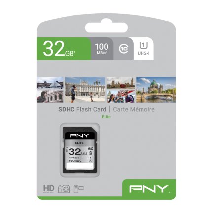 Pny Card Elite - Flash-speicherkarte - 32GB - Uhs-i U1 CLASS10