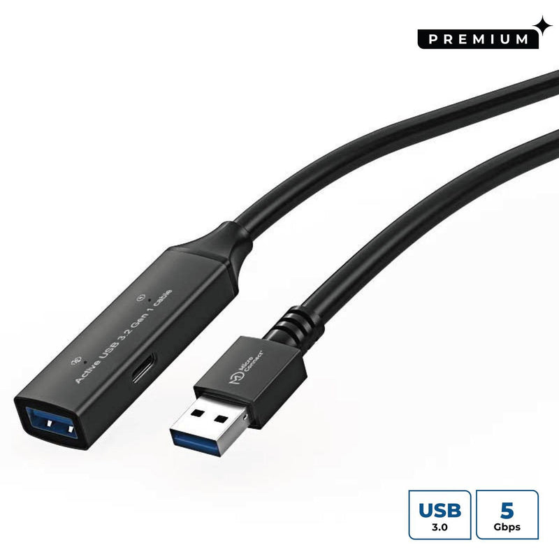 Microconnect USB3.0AAF10A USB Cable USB 3.2 Gen 1 (3.1 Gen 1) 10M USB a Black