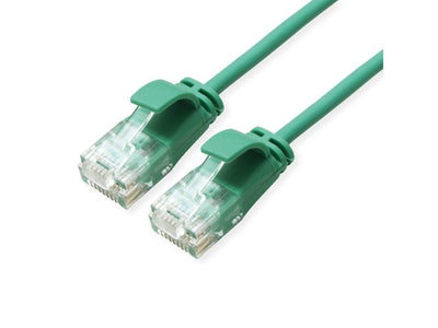 Roline Green UTP Network Cable CAT.6A (class Ea), Lsoh, Slim, Grn, 1,5M — image 1