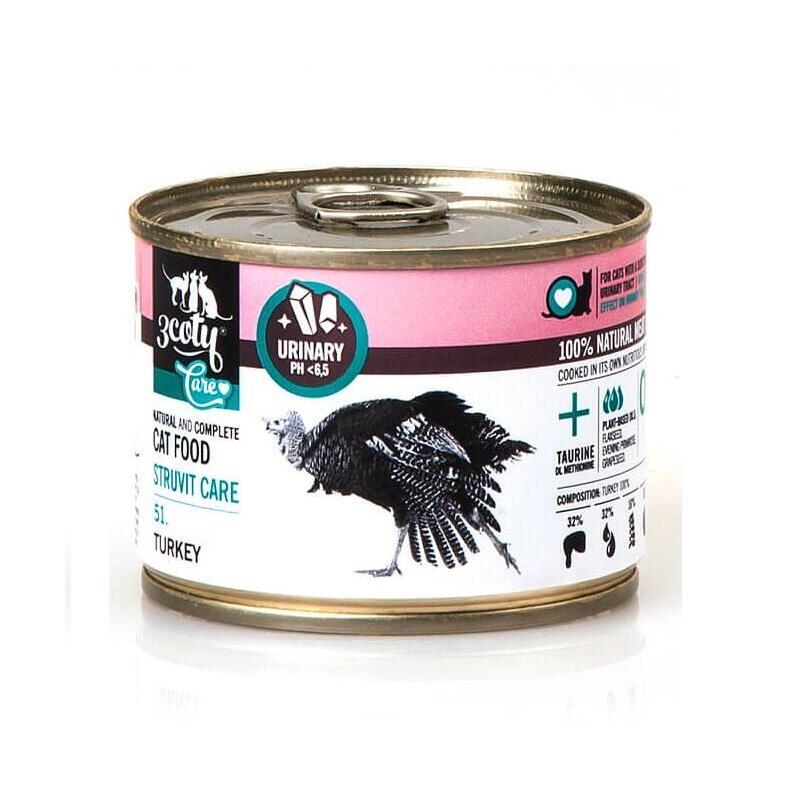 3COTY Turkey Struvite Care Sensitive Urinary 180G