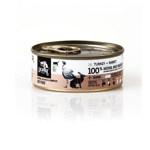 3COTY Turkey With Rabbit - Comida Húmeda Gatos - 80G — image 1