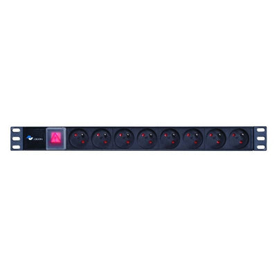 Power Strip 19 - 8 Way - Full Aluminium With On/Off S — image 1