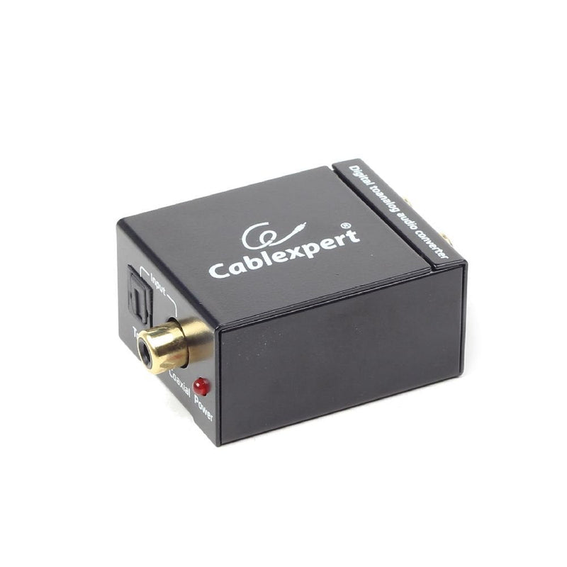 Gembird Convertidor Digital a Analogico Optico a Rca Black DSC-OPT-RCA-001