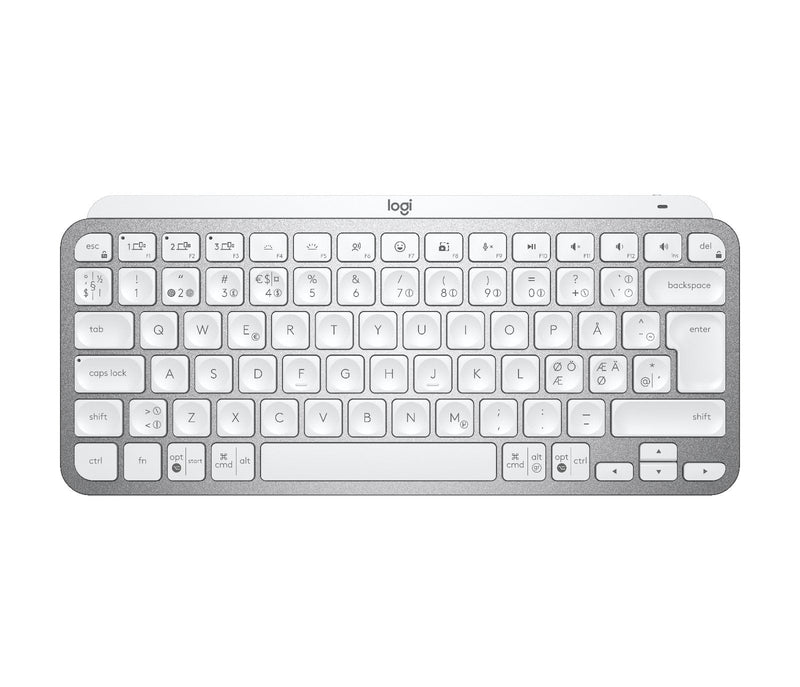 Logitech Keyboard Nórdico Mx Keys Mini RF Wireless + Bluetooth QWERTY Grey