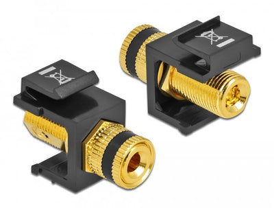 Keystone Modul Polklemme Gewindebuchse Black — image 1