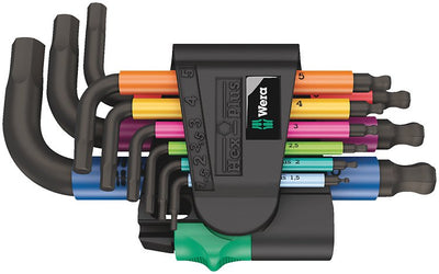 Wera 05133164001 Key Hexagonal Set Of Keys Allen Métrico 9 Pieces — image 1